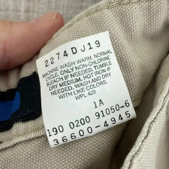 Vintage Y2K Levi’s L2 Baggy Shorts Mens 40 Tan 4331 - Picture 8 of 11